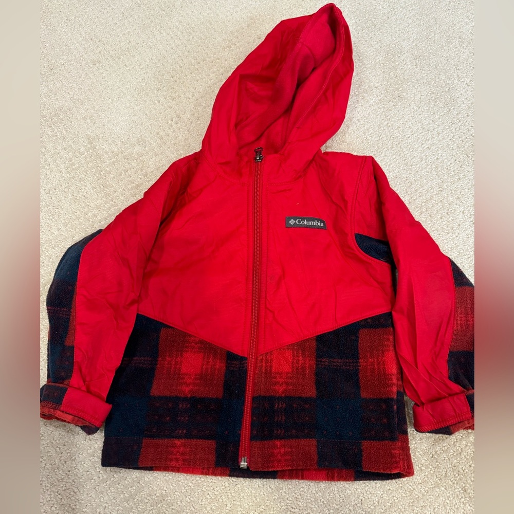 Columbia toddler Fleece raincoat